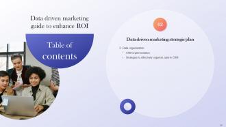 Data Driven Marketing Guide To Enhance ROI Powerpoint Presentation Slides MKT CD Unique Analytical