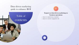 Data Driven Marketing Guide To Enhance ROI Powerpoint Presentation Slides MKT CD Compatible Professionally