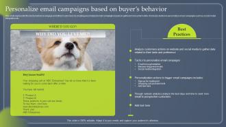 Data Driven Marketing Personalize Email Campaigns Based On Buyers MKT SS V