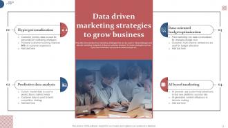 Data Driven Marketing Powerpoint Ppt Template Bundles Attractive Visual