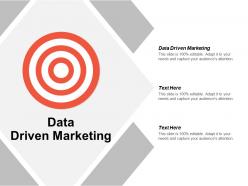 Data driven marketing ppt powerpoint presentation icon influencers cpb