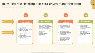 Data Driven Marketing Strategic Roles And Responsibilities Ppt Inspiration MKT SS V