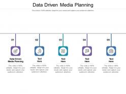 Data driven media planning ppt powerpoint presentation infographics maker cpb