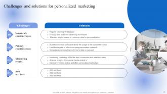 Data Driven Personalized Advertisement And Marketing Strategy To Improve Brand Perception Deck Pre-designed Adaptable
