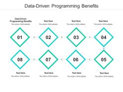Data driven programming benefits ppt powerpoint presentation summary guidelines cpb