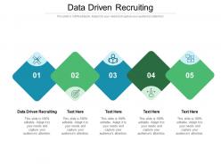 Data driven recruiting ppt powerpoint presentation show cpb