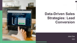 Data Driven Sales Strategies Lead Conversion And Opportunity Ratio Analysis PPT Sample AT