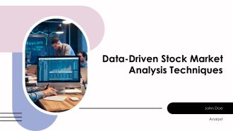 Data Driven Stock Market Analysis Techniques PPT Slides AT