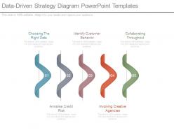 Data driven strategy diagram powerpoint templates
