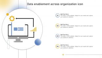 Data Enablement Across Organization Icon