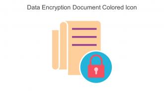 Data Encryption Document Colored Icon In Powerpoint Pptx Png And Editable Eps Format