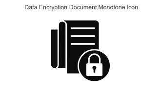 Data Encryption Document Monotone Icon In Powerpoint Pptx Png And Editable Eps Format