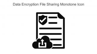 Data Encryption File Sharing Monotone Icon In Powerpoint Pptx Png And Editable Eps Format