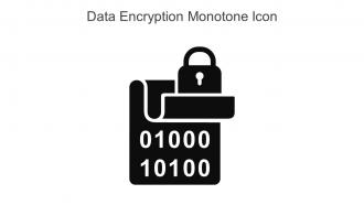Data Encryption Monotone Icon In Powerpoint Pptx Png And Editable Eps Format