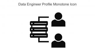 Data Engineer Profile Monotone Icon In Powerpoint Pptx Png And Editable Eps Format