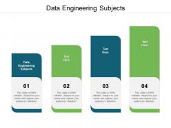 Data engineering subjects ppt powerpoint presentation backgrounds cpb