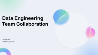 Data Engineering Team Collaboration PPT Template VA