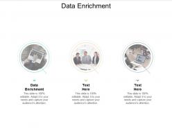 Data enrichment ppt powerpoint presentation infographic template example file cpb