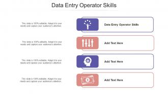 Data Entry Operator Skills Ppt Powerpoint Presentation Styles Microsoft Cpb