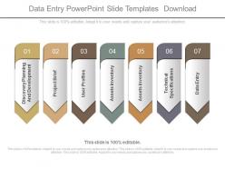 Data Entry Powerpoint Slide Templates Download