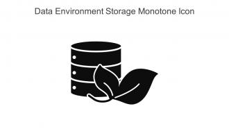 Data Environment Storage Monotone Icon In Powerpoint Pptx Png And Editable Eps Format