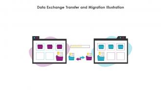 Data Exchange Transfer And Migration Illustration