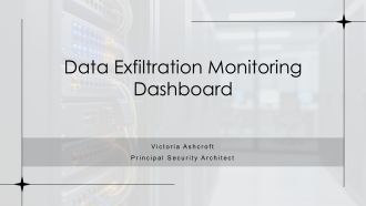 Data Exfiltration Monitoring Dashboard PPT Template VA