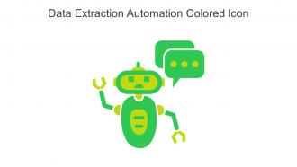 Data Extraction Automation Colored Icon In Powerpoint Pptx Png And Editable Eps Format