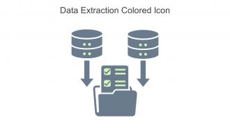 Data Extraction Colored Icon In Powerpoint Pptx Png And Editable Eps Format