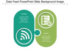 Data Feed Powerpoint Slide Background Image