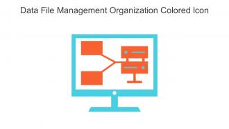 Data File Management Organization Colored Icon In Powerpoint Pptx Png And Editable Eps Format