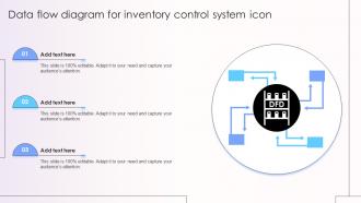 Data Flow Diagram For Inventory Control System Icon