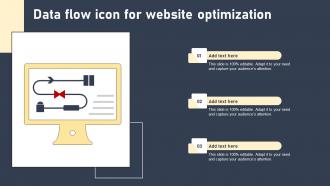 Data Flow Icon For Website Optimization