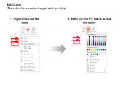 Data folder calendar sitemap idea generation ppt icons graphics