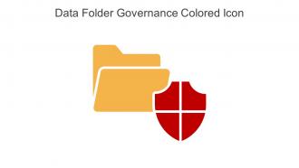 Data Folder Governance Colored Icon In Powerpoint Pptx Png And Editable Eps Format