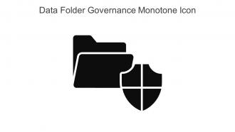 Data Folder Governance Monotone Icon In Powerpoint Pptx Png And Editable Eps Format