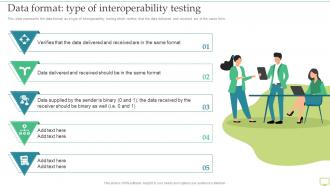Data Format Type Of Interoperability Testing Ppt Model Graphic Images