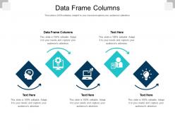 Data frame columns ppt powerpoint presentation file graphics download cpb