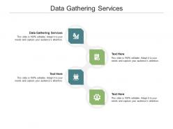 Data gathering services ppt powerpoint presentation show diagrams cpb