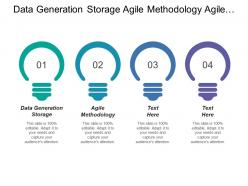 Data Generation Storage Agile Methodology Agile Lifecycle Development Cycles