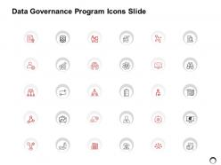 Data Governance Program Icon Slide Strategy Ppt Powerpoint Presentation Gallery Ideas