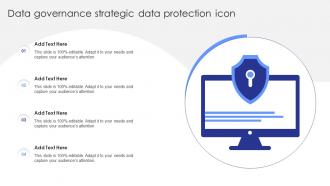 Data Governance Strategic Data Protection Icon