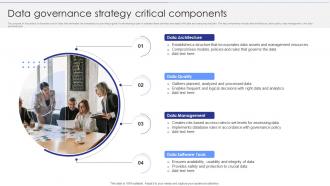 Data Governance Strategy Critical Components