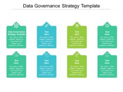 Data governance strategy template ppt powerpoint presentation infographic cpb