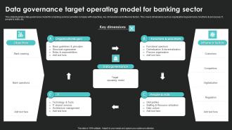 Data Governance Target Operating Model For Banking Sector
