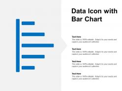 Data Icon With Bar Chart