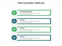 Data imputation methods ppt powerpoint presentation icon vector cpb