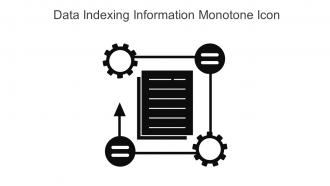 Data Indexing Information Monotone Icon In Powerpoint Pptx Png And Editable Eps Format