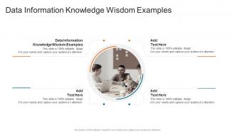 Data Information Knowledge Wisdom Examples In Powerpoint And Google Slides Cpb
