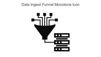 Data Ingest Funnel Monotone Icon In Powerpoint Pptx Png And Editable Eps Format